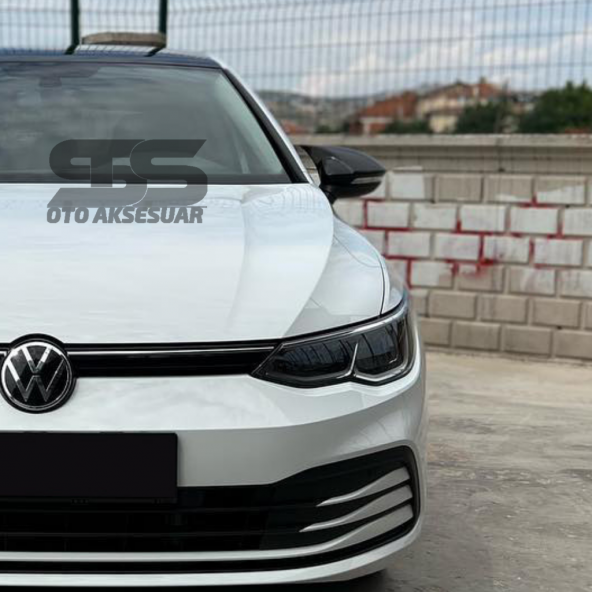 Vw Golf 8 Batman Yarasa Ayna Kapağı Piano Black 2021 Model