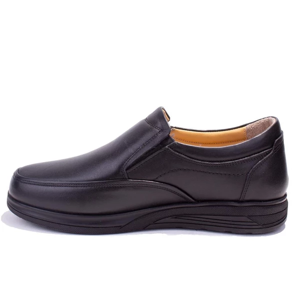 Dagoster DMA08-419KS Siyah Ortopedik Günlük Erkek Deri Ayakkabı - 3