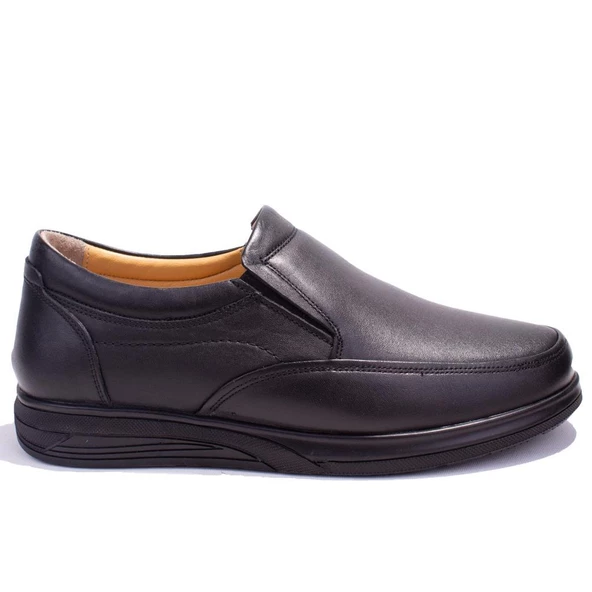 Dagoster DMA08-419KS Siyah Ortopedik Günlük Erkek Deri Ayakkabı - 2