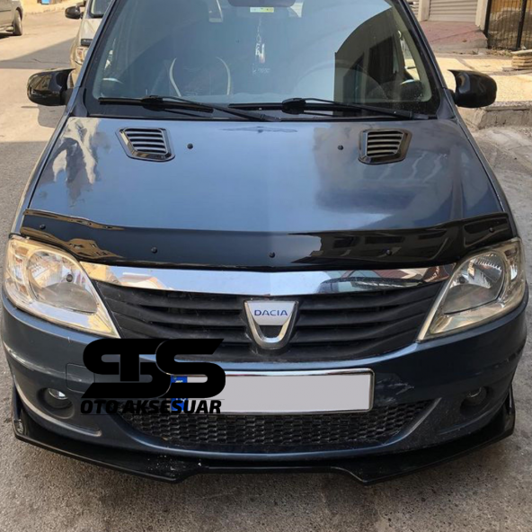 Dacia Logan Uyumlu Piano Black Kaput Üstü Havalandırma Izgarası - Resim 2