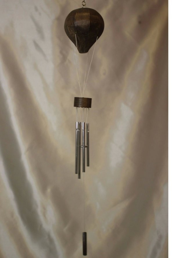 Deprem Çanı Zili Rüzgar Çanı Zili Feng Shui Yin Yang Balon - Resim 2