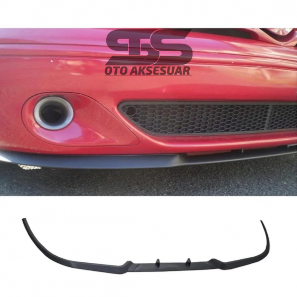 Alfa Romeo 145 Cupra R Uyumlu Ön Lip Mat Siyah Ön Tampon Lip ürün görseli 1