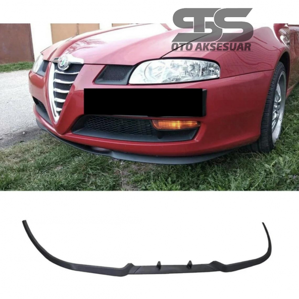 Alfa Romeo GT Cupra R Uyumlu Ön Lip Mat Siyah Ön Tampon Lip ürün görseli 1