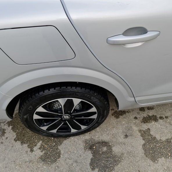 Oto Araç Kapı Koruma Fitili 5metre Parlak Gri Renk Çarpma Çizilme Önleyici Fitil - 5