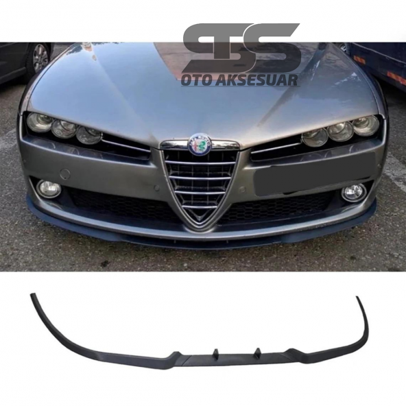 Alfa Romeo 146 Cupra R Uyumlu Ön Lip Mat Siyah Ön Tampon Lip - Resim 2