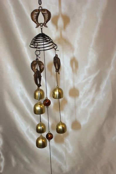 Deprem Çanı Zili Rüzgar Çanı Zili Feng Shui Yin Yang Yunus - Resim 10