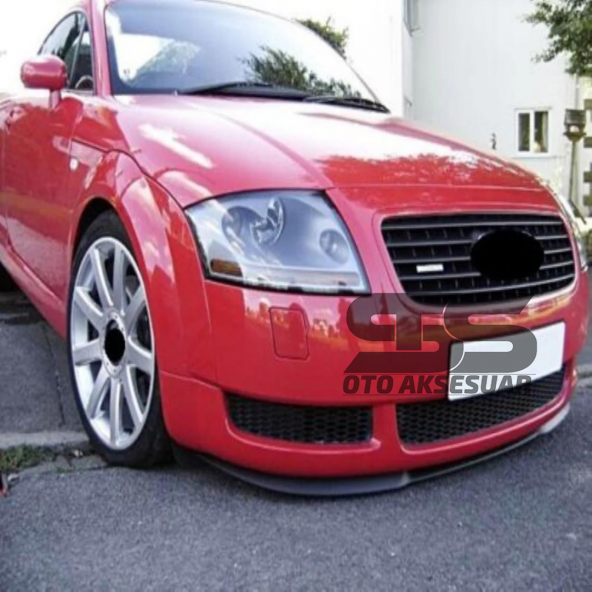 Audi TT MK1 8N 98-06 Cupra R Uyumlu Ön Lip Mat Siyah Ön Tampon Lip