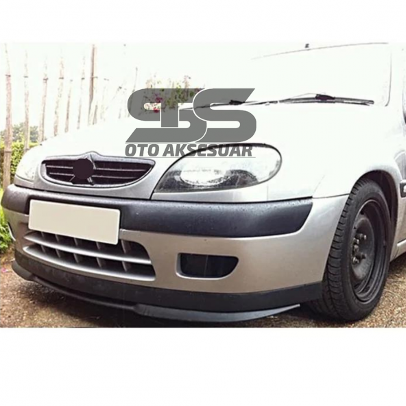 Citroen Saxo Cupra R Uyumlu Ön Lip Mat Siyah Ön Tampon Lip - Resim 2