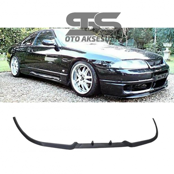 Nissan Skyline R33 Cupra R Uyumlu Ön Lip Mat Siyah Ön Tampon Lip