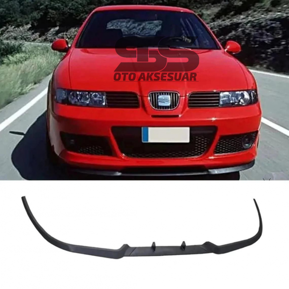 Seat Leon mk1 mk2 Cupra R Uyumlu Ön Lip Mat Siyah Ön Tampon Lip ürün görseli 1