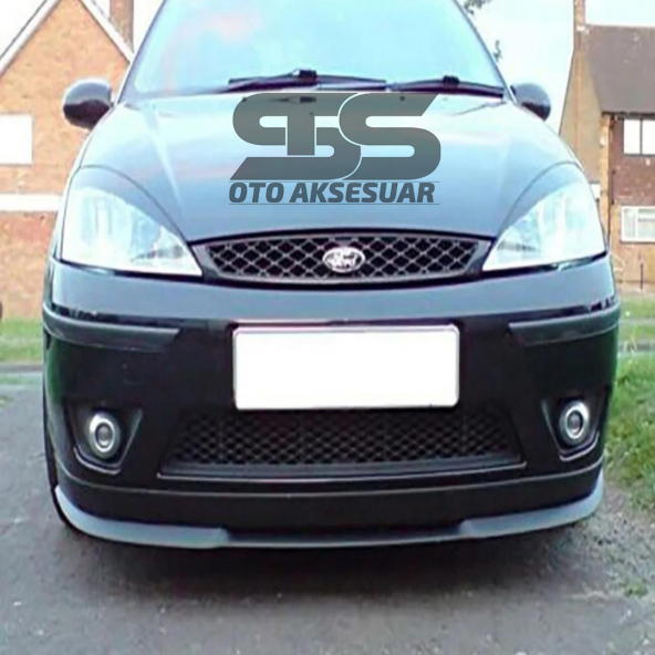 Ford Focus Mk1  1999–2004 Cupra R Uyumlu Ön Lip Mat Siyah Ön Tampon Lip - Resim 4