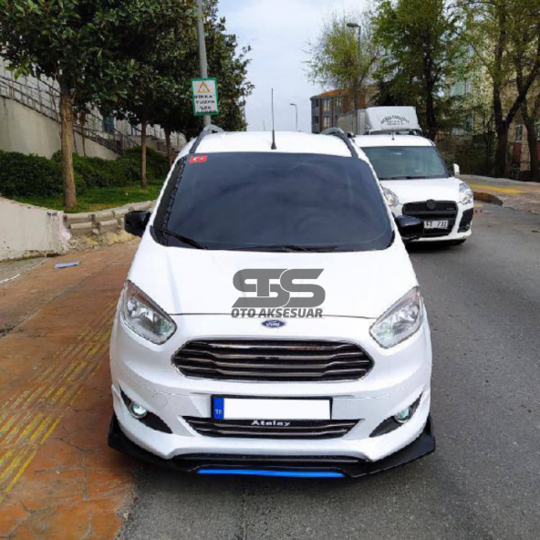 Üniversal Ön Ek 4 Parça Kanatlı Mavi Dilli Ön Lip - 3