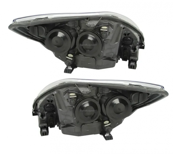 Ford Focus 2,5 Ön Far Lamba Nikelaj Sağ Sol Takım Makyajlı Kasa 2008-2011 - 2