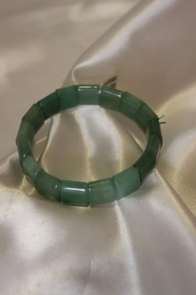 Yeşim Doğal Taş Bileklik Hand Made El İşi - 5