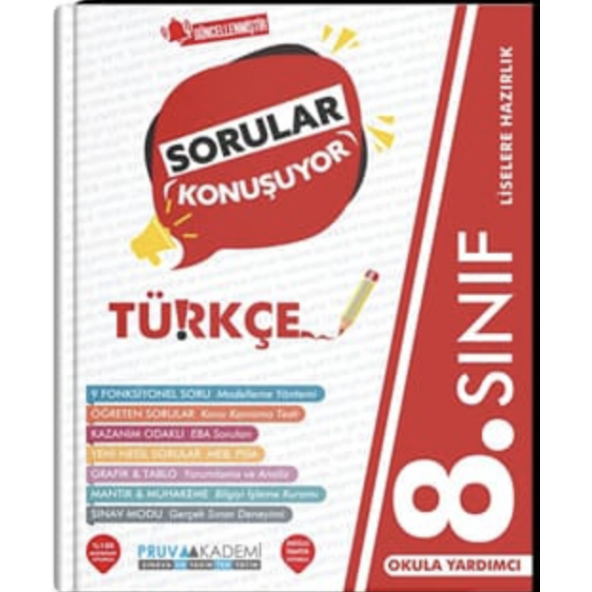 8. SINIF SORULAR KONUŞUYOR TÜRKÇE