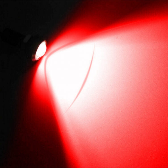 Kartal Göz Led Ayna Altı Led Eagle Eye Civatalı Kırmızı Renk 18mm - 2