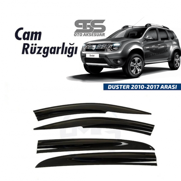 Cam Rüzgarlığı Dacia Duster 2010-2017 Arası Mügen Tip Piano Black