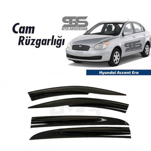 Cam Rüzgarlığı Hyundai Accent Era 2006-2012 Arası Mügen Tip Piano Black