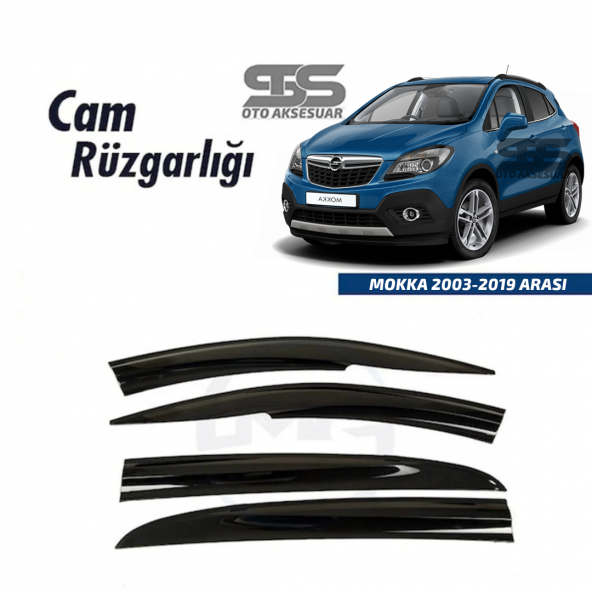 Cam Rüzgarlığı Opel Mokka 2013-2019 Arası Mügen Tip Piano Black