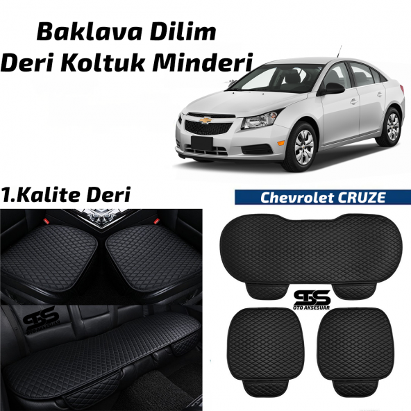 Chevrolet CRUZE Siyah Deri Oto Koltuk Minderi