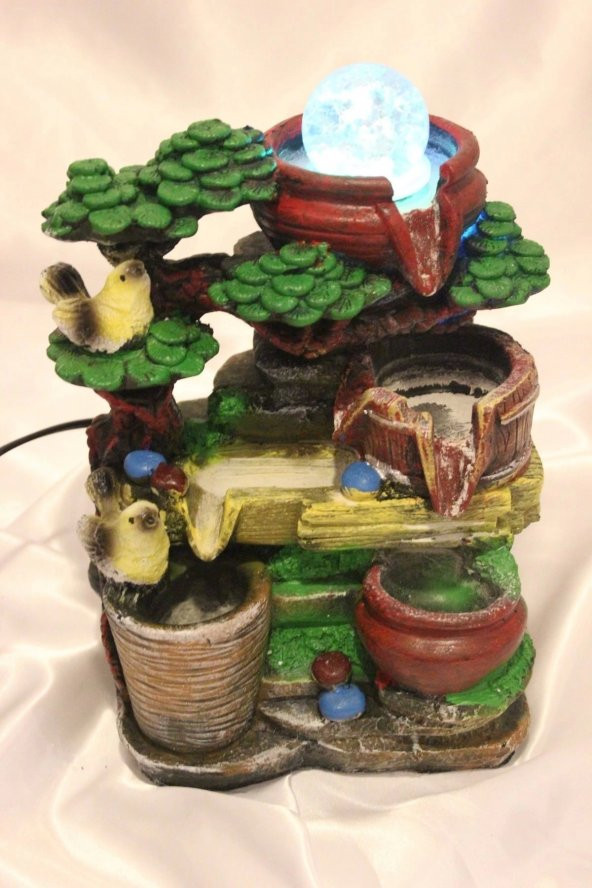 Su Şelalesi Dekoratif Kuşlu - Resim 7