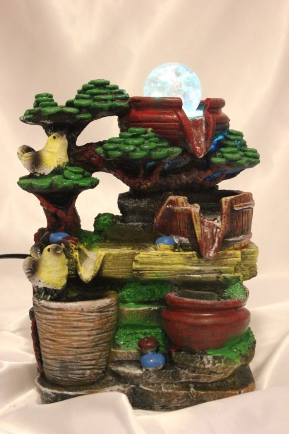 Su Şelalesi Dekoratif Kuşlu - Resim 8