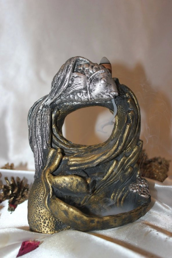 Balık Altın Gümüş Ters Geri Akış Şelale Tütsülük - Resim 6