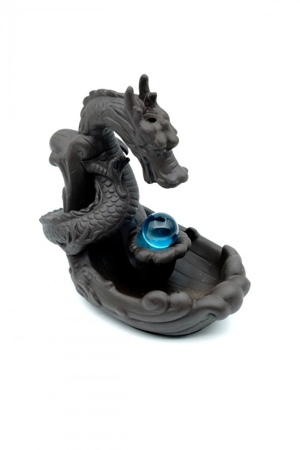 Seramik Geri Akış Ejderha Tütsülük - Resim 2