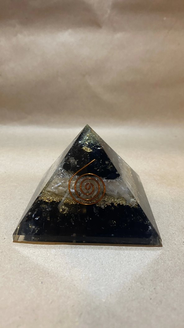 Doğal Taş Orgonit Pirizma Sitrin - 9