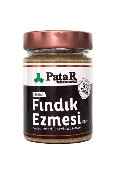 Patar Çifte Kavrulmuş Fındık Ezmesi 300 Gr x 2 Adet