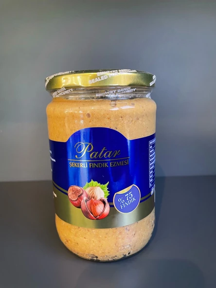 Patar Çifte Kavrulmuş Fındık Ezmesi 600 Gr x 4 Adet