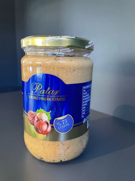 Patar Çifte Kavrulmuş Fındık Ezmesi 600 Gr x 10 Adet - 2