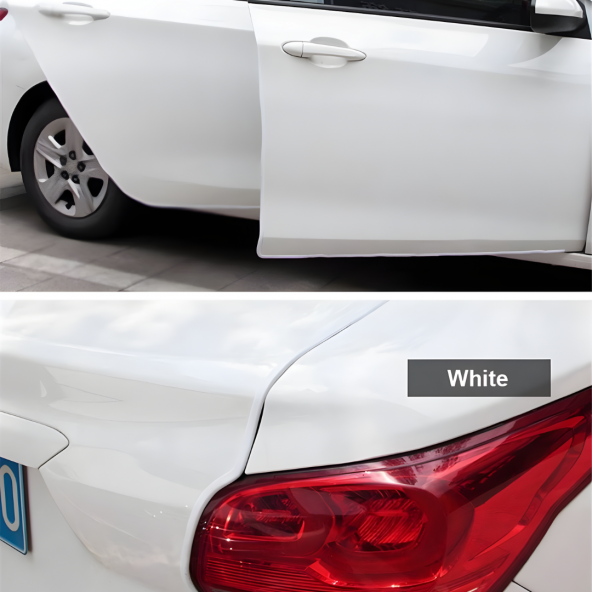 Peugeot 208 Oto Araç Kapı Koruma Fitili 5metre Parlak Beyaz Renk - Resim 3