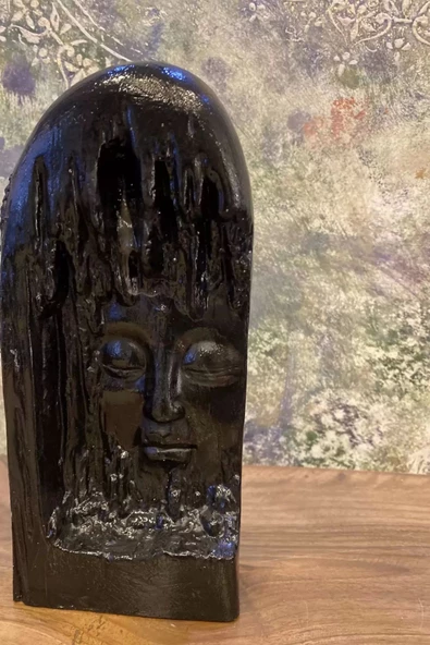 Geri Akış Tütsülük Siyah Buda Budha Surat - Resim 5