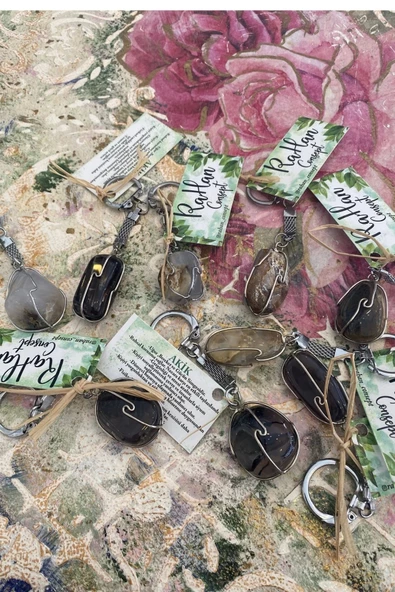 Anahtarlık Doğal Taş Akik - 5