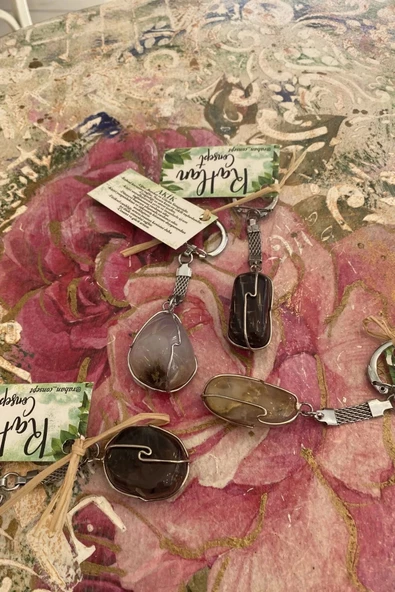 Anahtarlık Doğal Taş Akik - 2