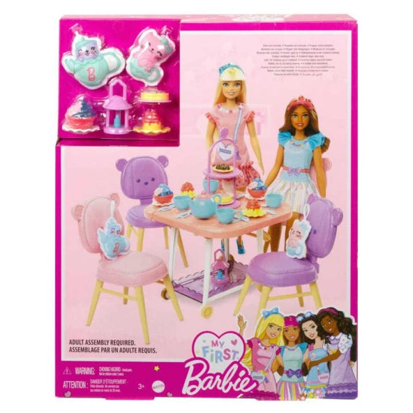 Barbie My First İlk Bebeğim Çay Partisi Oyun Seti ürün görseli