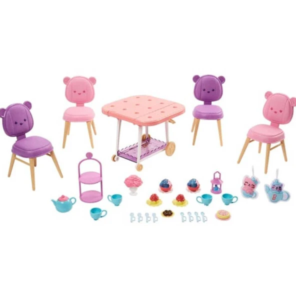 Barbie My First İlk Bebeğim Çay Partisi Oyun Seti - Resim 7
