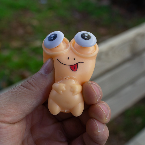 Anahtarlık Sevimli Emoji Göz Anahtarlık - 3