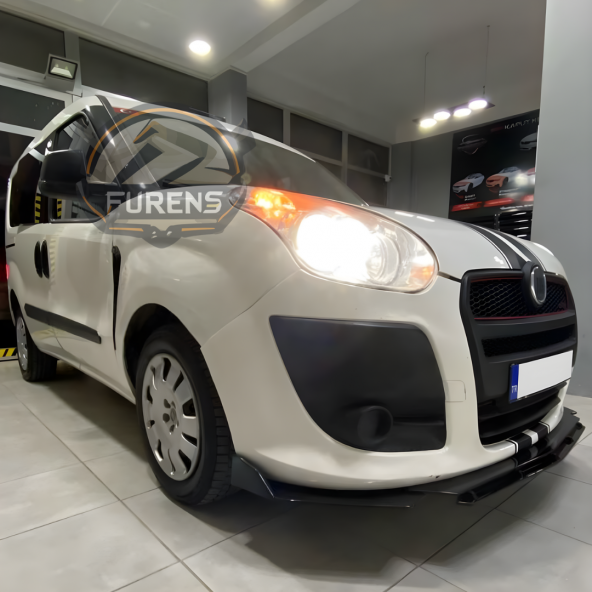FİAT Doblo D3 - D4 Kasa Uyumlu Brabus Ön Lip 3 Parça Kanatlı Lip - Resim 4