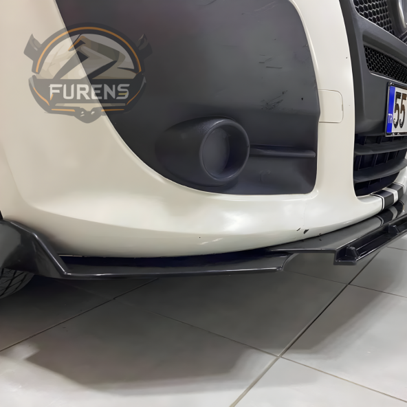 FİAT Doblo D3 - D4 Kasa Uyumlu Brabus Ön Lip 3 Parça Kanatlı Lip - Resim 8