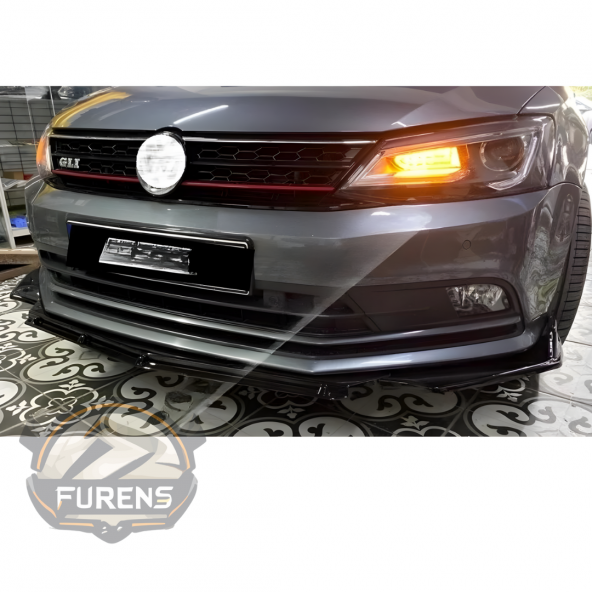 Vw Passat B7 Uyumlu Brabus Ön Lip 3 Parça Kanatlı Lip - 6