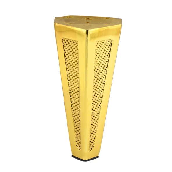 Ovit Koltuk Baza Puf Sehpa Tv Ünite Masa Mobilya Ayağı Ayakları Metal Ayakları 14 Cm Altın - 7