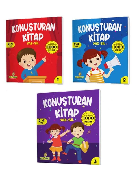 Konuşturan Kitap Serisi Yaz-Sil