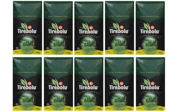 Tirebolu 42 Nolu Siyah Çay 1000 gr (10 Paket) ürün görseli