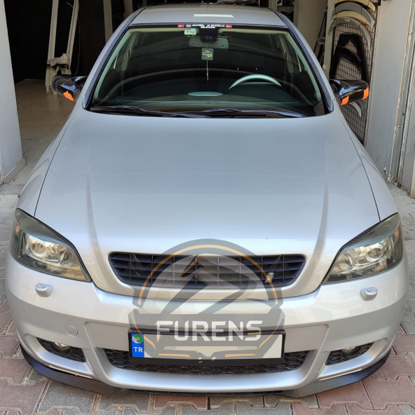 Opel Astra G 1998, 1999, 2000, 2001, 2002, 2003, 2004 Uyumlu  Yarasa Batman Ayna Kapağı Piano Black - Resim 5