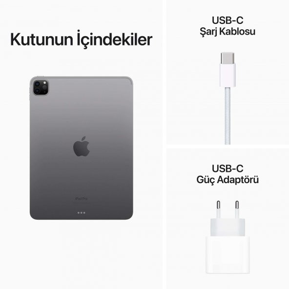 Apple iPad Pro 11 inç (4.Nesil) Wifi   512GB  11" IOS - Outlet - 9