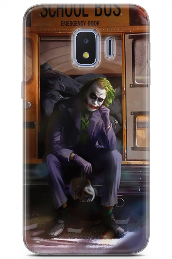 Samsung Galaxy J2 Core Uyumlu Kılıf Supers 05 Joker Poster Koruma Kılıfı Mor