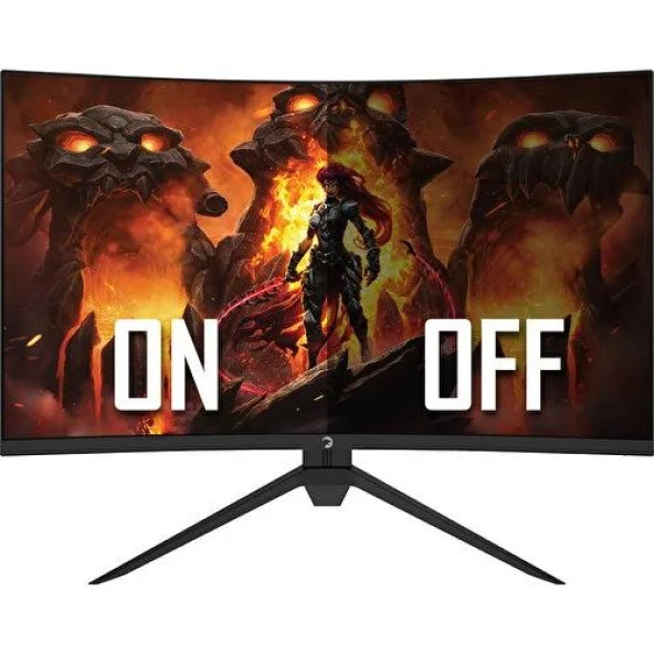 Gamepower Intense X60 (HDMI+Display) FreeSync 2K WQHD Curved LED Monitör     27" 1ms 165Hz  - Outlet