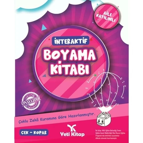 İNTERAKTİF BOYAMA KİTABI  YETİ KİTAP